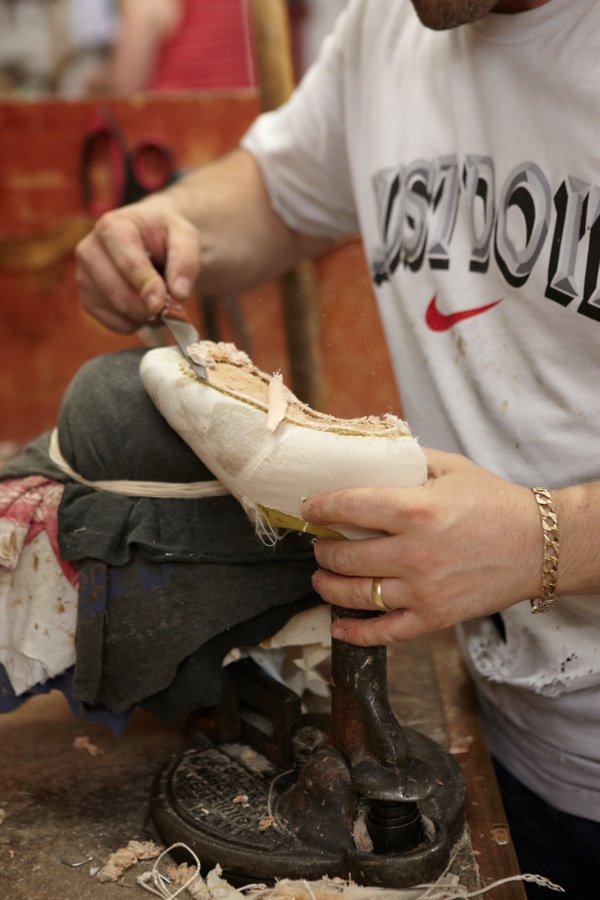 The Pointe Shoe Makers of Hackney Spitalfields Life
