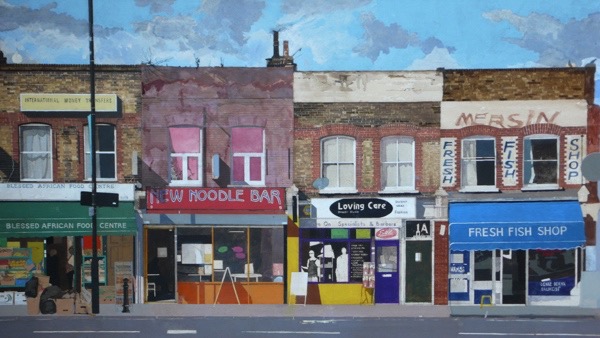 Mackinnon_James_Shops_Morning_Lane_Hackney_2014_oil_on_board